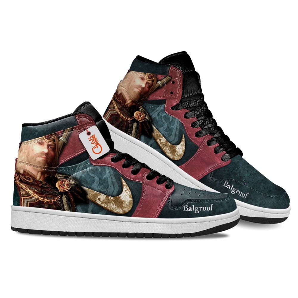 Balgruuf High-Top Sneakers Custom Elder Scrolls Custom Shoes