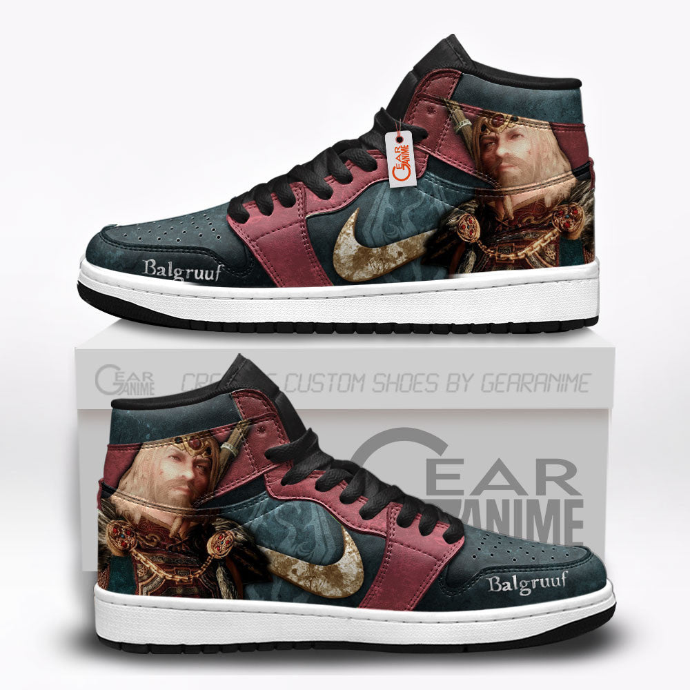 Balgruuf High-Top Sneakers Custom Elder Scrolls Custom Shoes