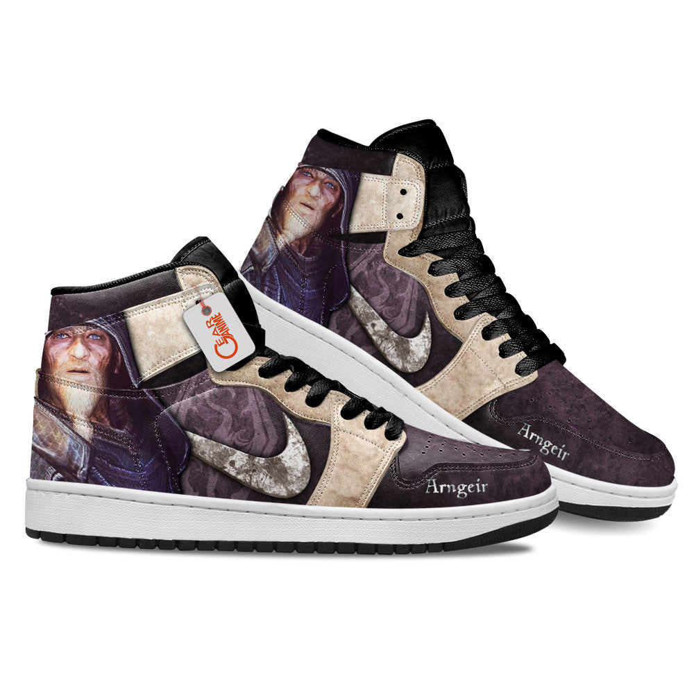 Arngeir High-Top Sneakers Custom Elder Scrolls Custom Shoes