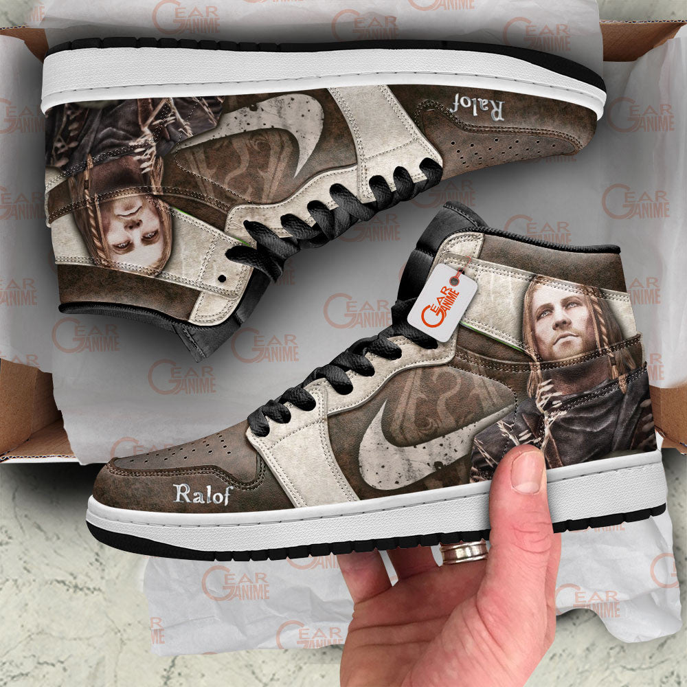 Ralof High-Top Sneakers Custom Elder Scrolls Custom Shoes