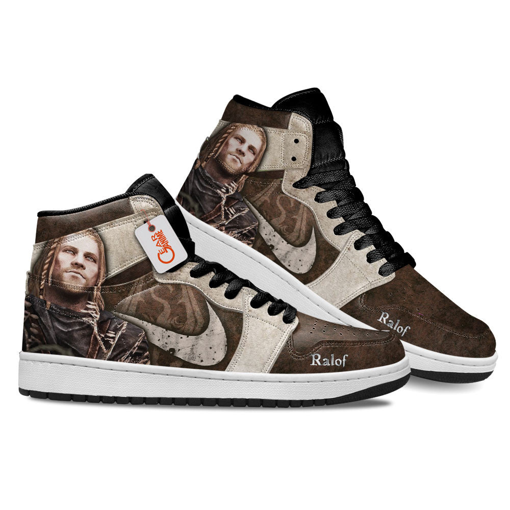 Ralof High-Top Sneakers Custom Elder Scrolls Custom Shoes