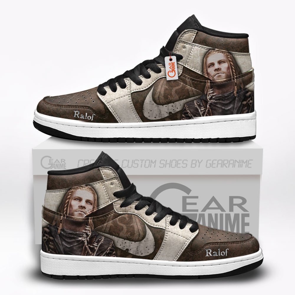Ralof High-Top Sneakers Custom Elder Scrolls Custom Shoes