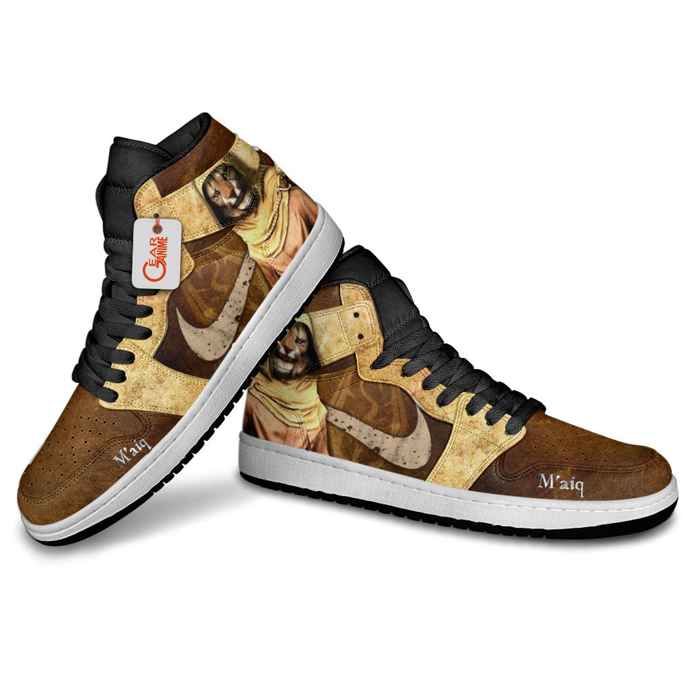 M'aiq the Liar High-Top Sneakers Custom Elder Scrolls Custom Shoes
