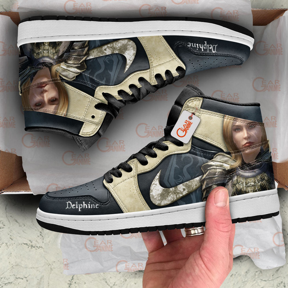 Delphine High-Top Sneakers Custom Elder Scrolls Custom Shoes