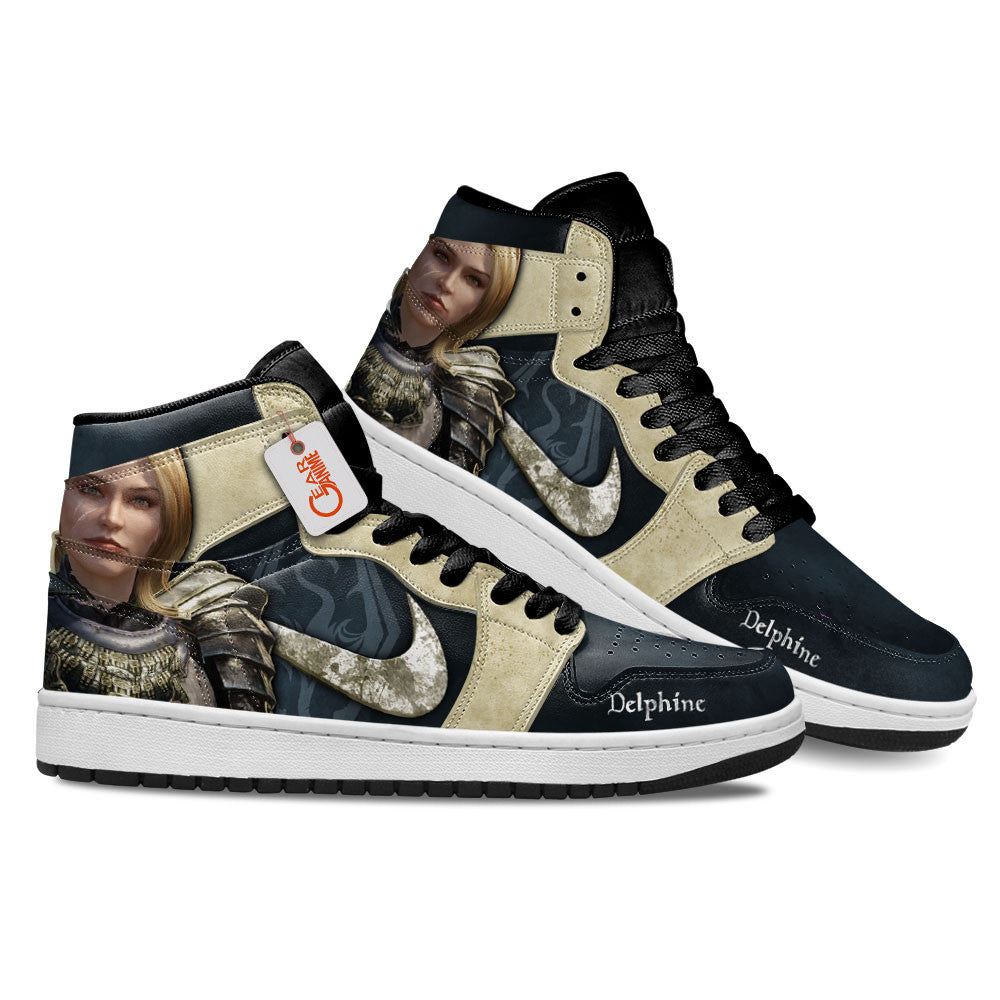 Delphine High-Top Sneakers Custom Elder Scrolls Custom Shoes
