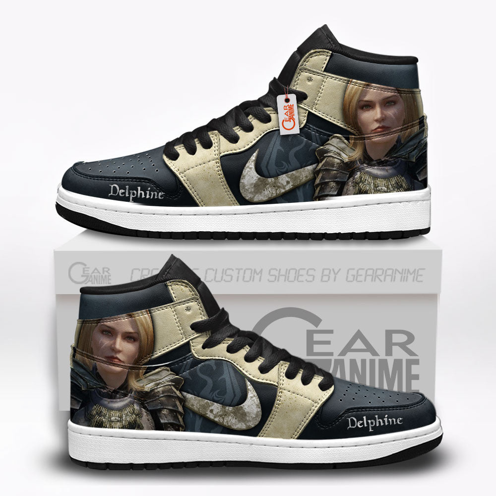 Delphine High-Top Sneakers Custom Elder Scrolls Custom Shoes