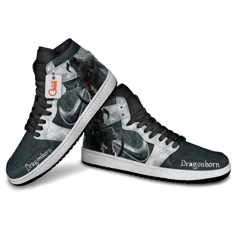 Dragonborn High-Top Sneakers Custom Elder Scrolls Custom Shoes