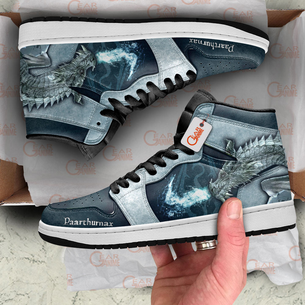 Paarthurnax High-Top Sneakers Custom Elder Scrolls Custom Shoes