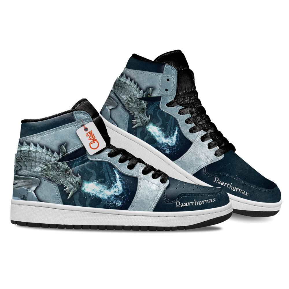 Paarthurnax High-Top Sneakers Custom Elder Scrolls Custom Shoes