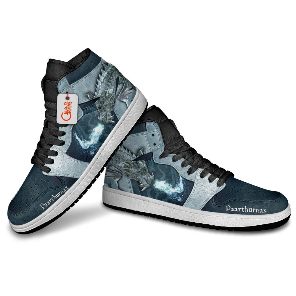 Paarthurnax High-Top Sneakers Custom Elder Scrolls Custom Shoes