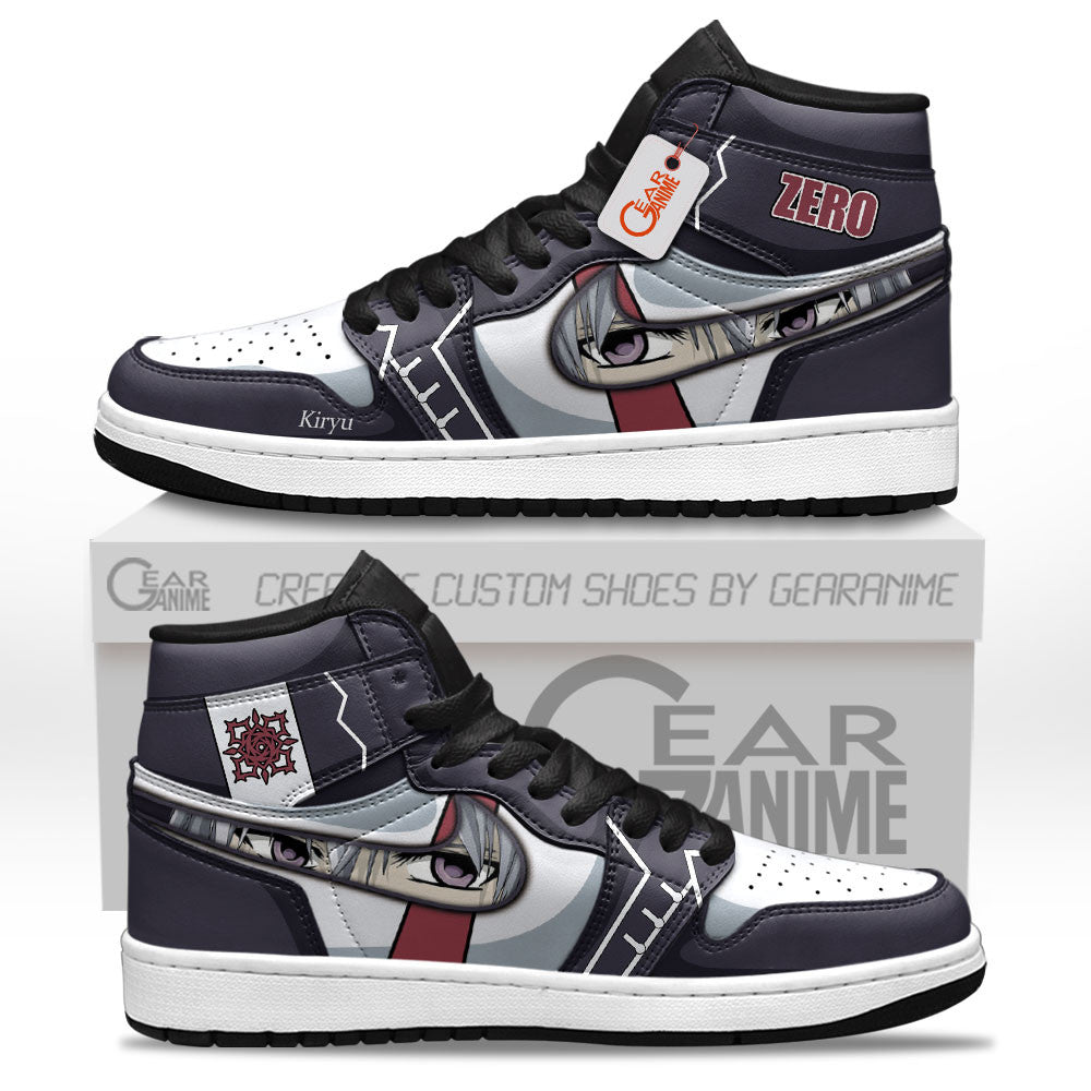 Vampire Knight Shoes Zero Kiryu Custom High-Top Sneakers