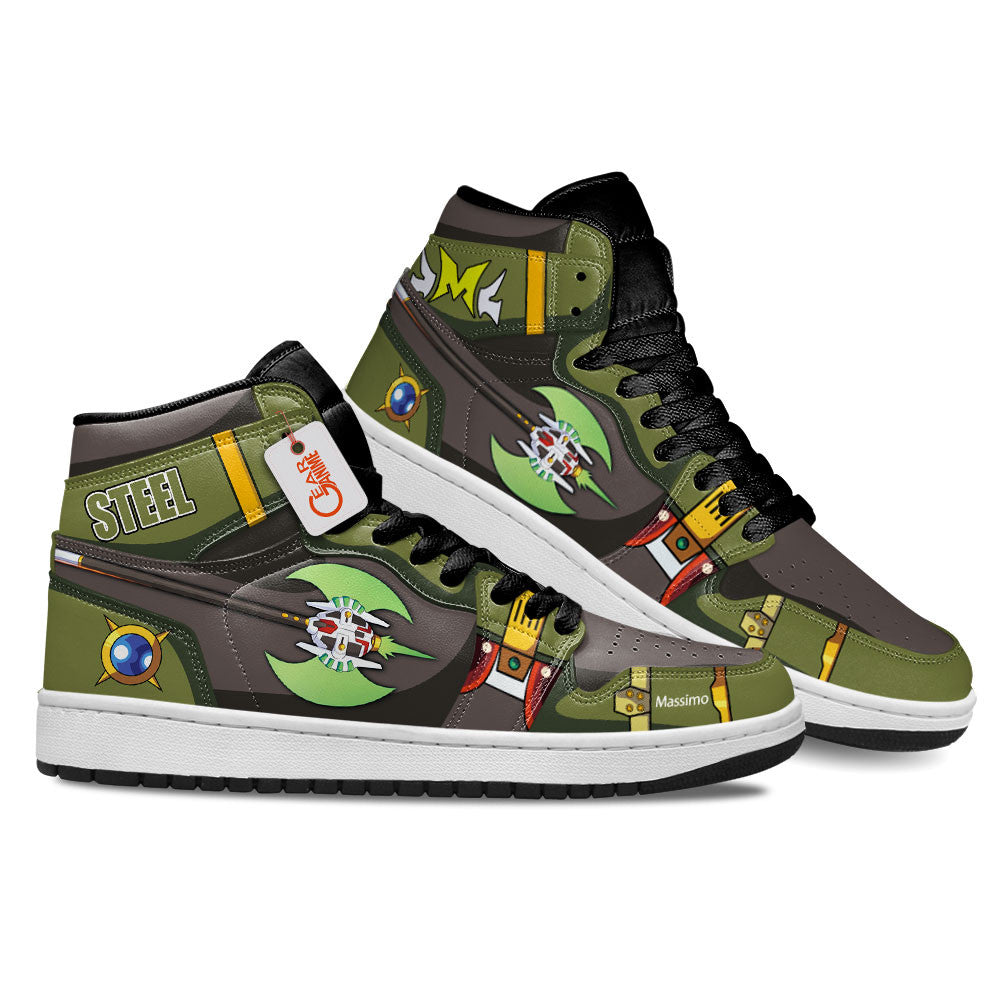 Steel Massimo High-Top Sneakers Custom Megaman Custom Shoes
