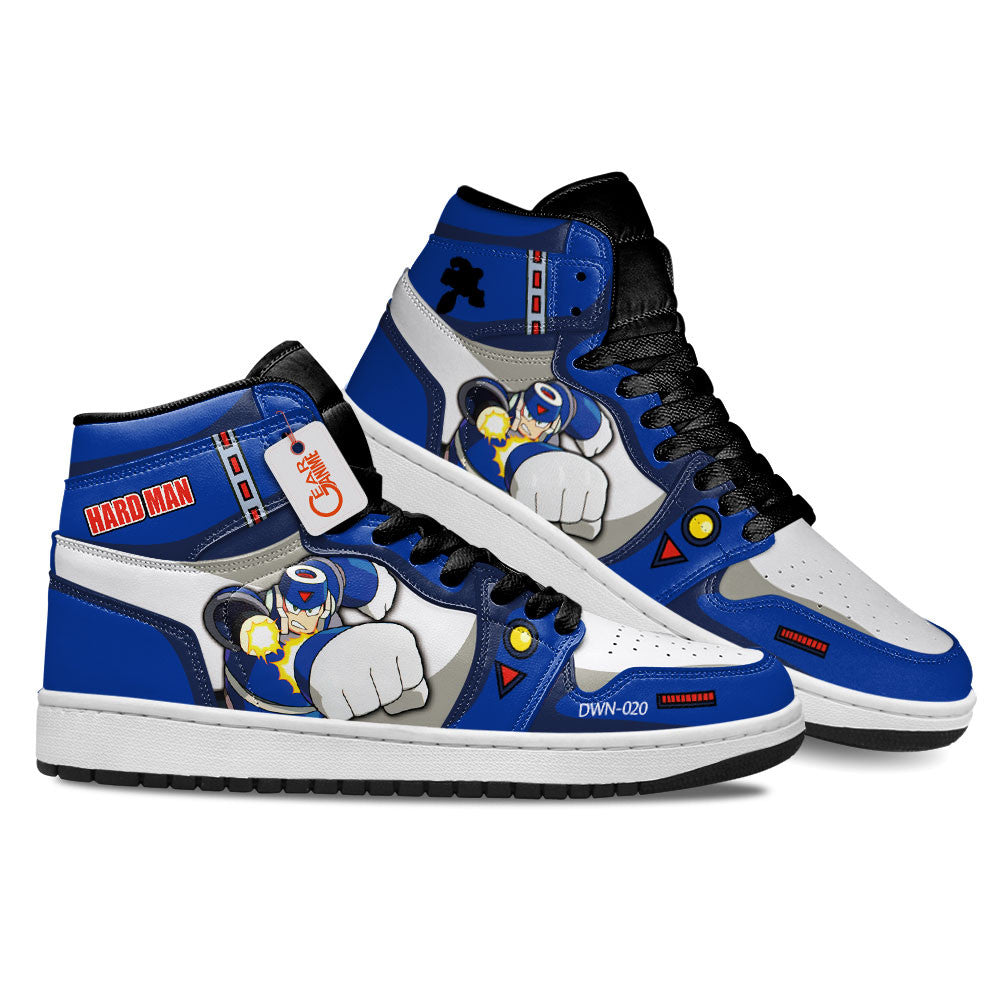Hard Man High-Top Sneakers Custom Megaman Custom Shoes