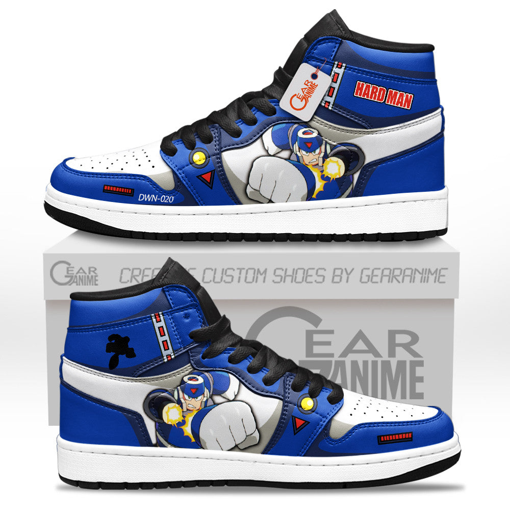 Hard Man High-Top Sneakers Custom Megaman Custom Shoes