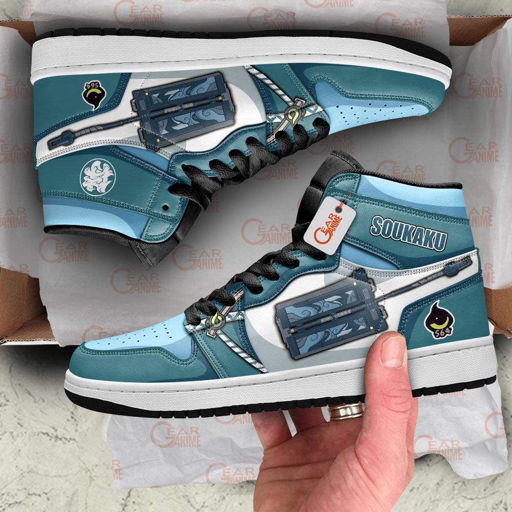 Soukaku High-Top Sneakers Custom Zenless Zone Zero Shoes
