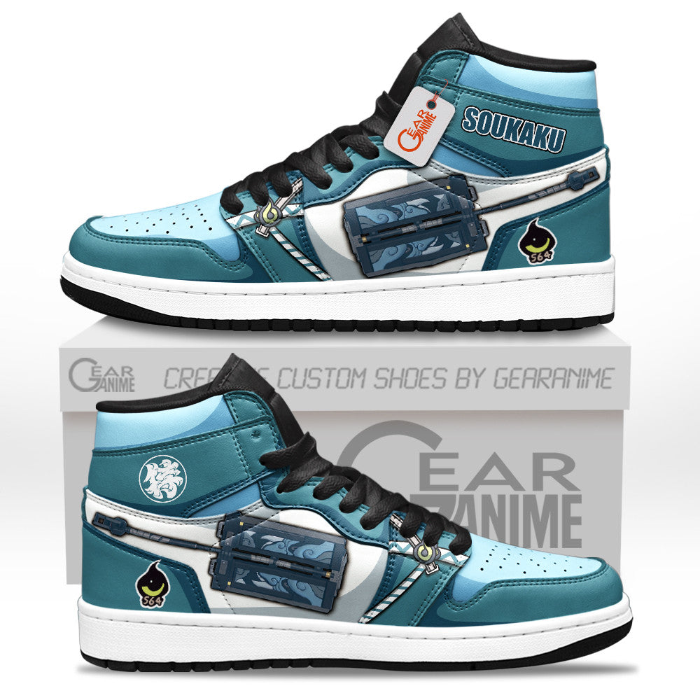 Soukaku High-Top Sneakers Custom Zenless Zone Zero Shoes