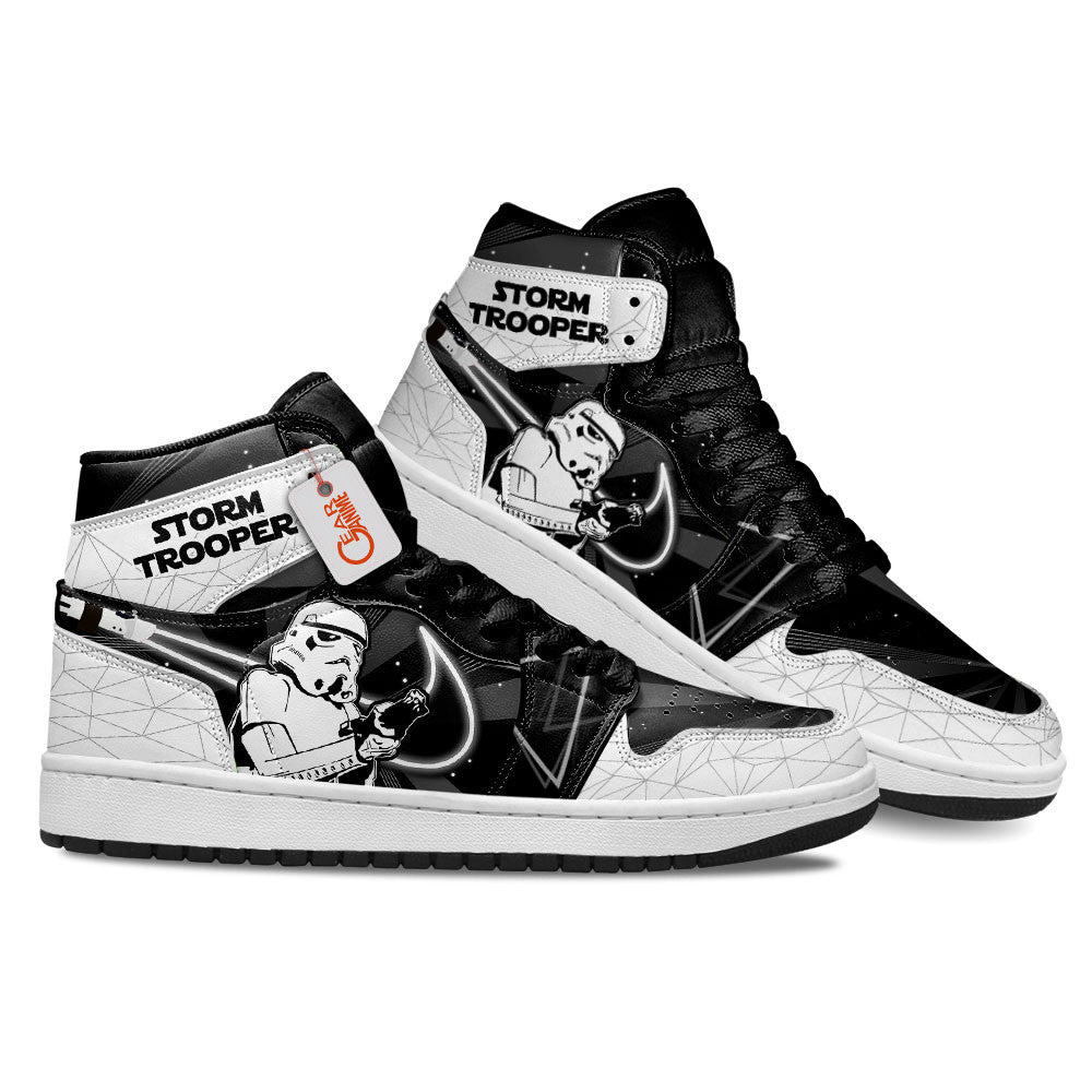 Stormtrooper Custom Movie High-Top Sneakers Character
