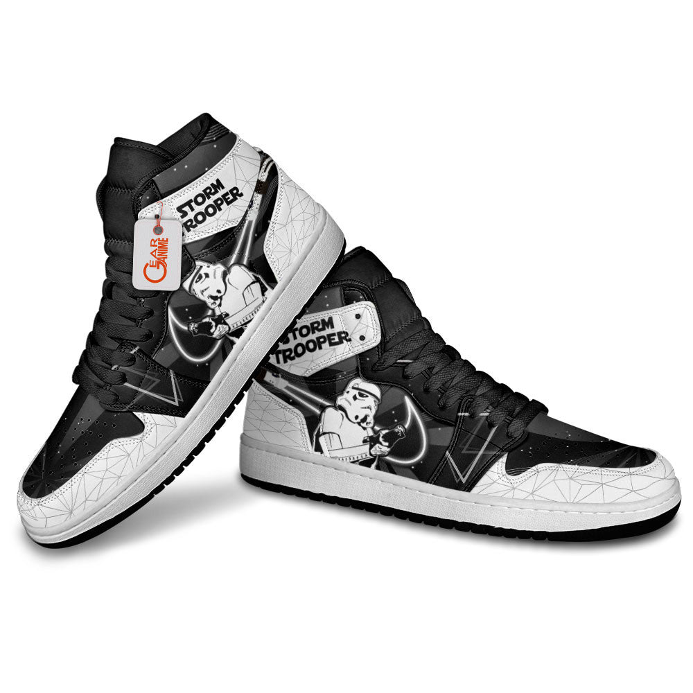 Stormtrooper Custom Movie High-Top Sneakers Character