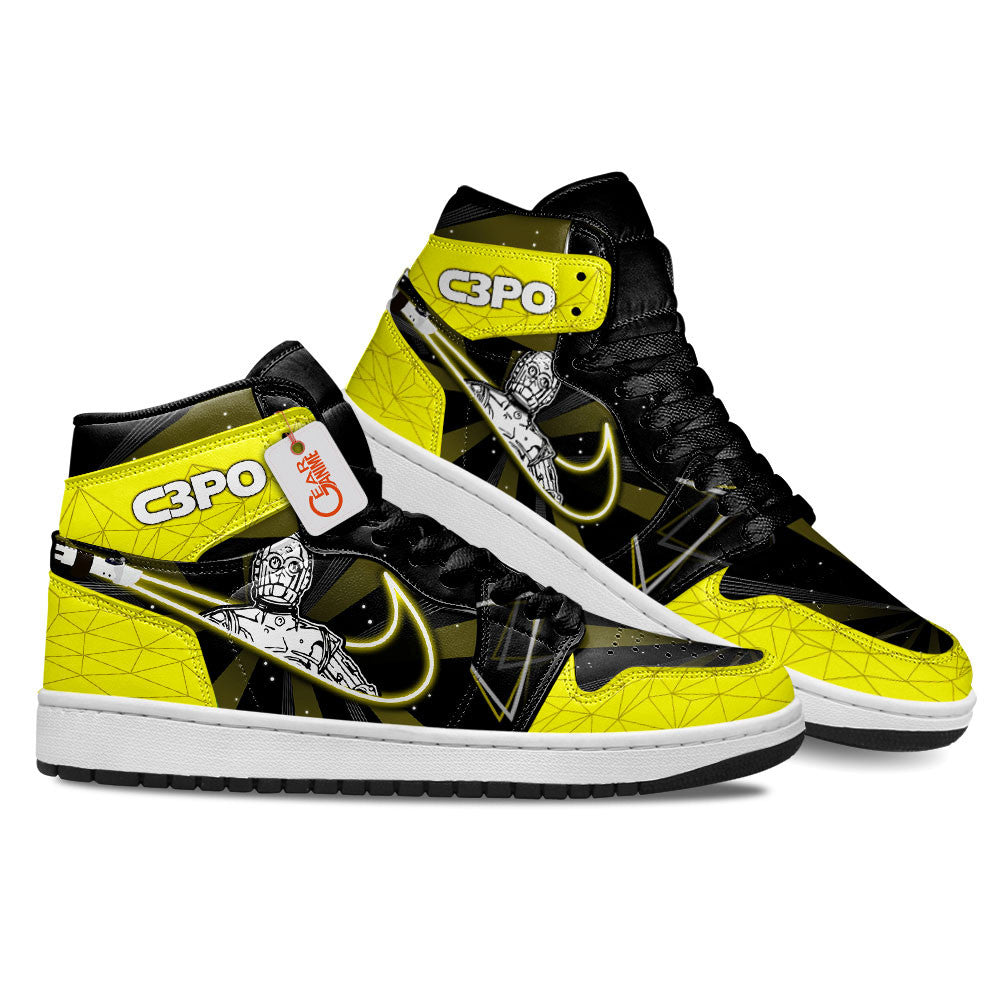 C-3PO Custom Movie High-Top Sneakers