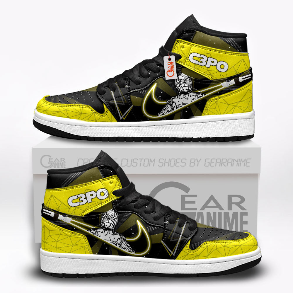 C-3PO Custom Movie High-Top Sneakers