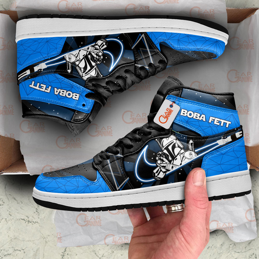 Boba Fett Custom Movie High-Top Sneakers