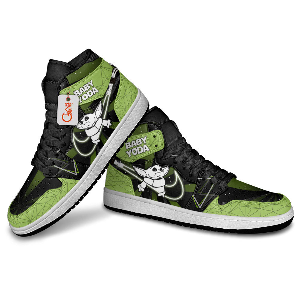 Baby Yoda Custom Movie High-Top Sneakers
