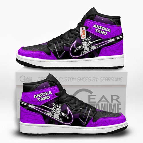 Ahsoka Tano Custom Movie High-Top Sneakers