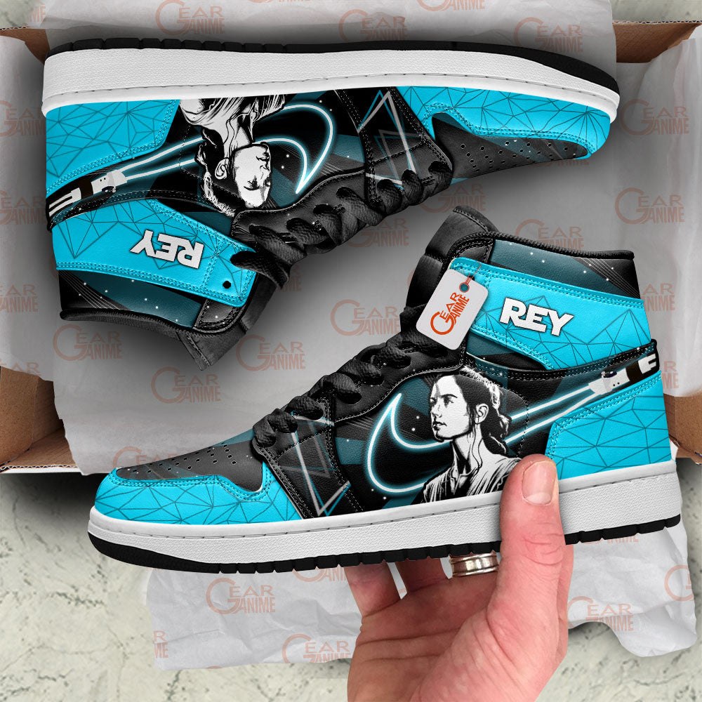 Rey Skywalker Custom Movie High-Top Sneakers