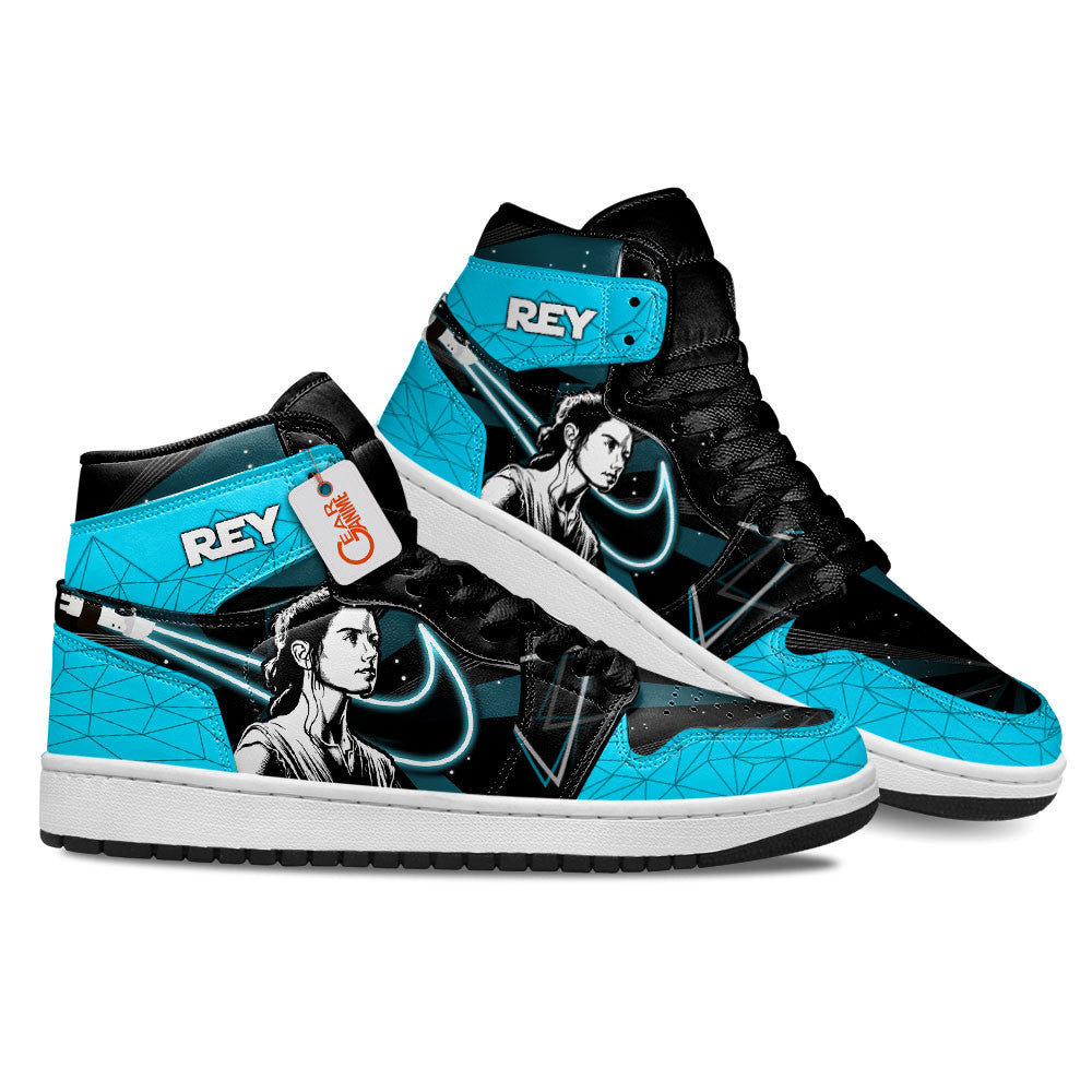 Rey Skywalker Custom Movie High-Top Sneakers