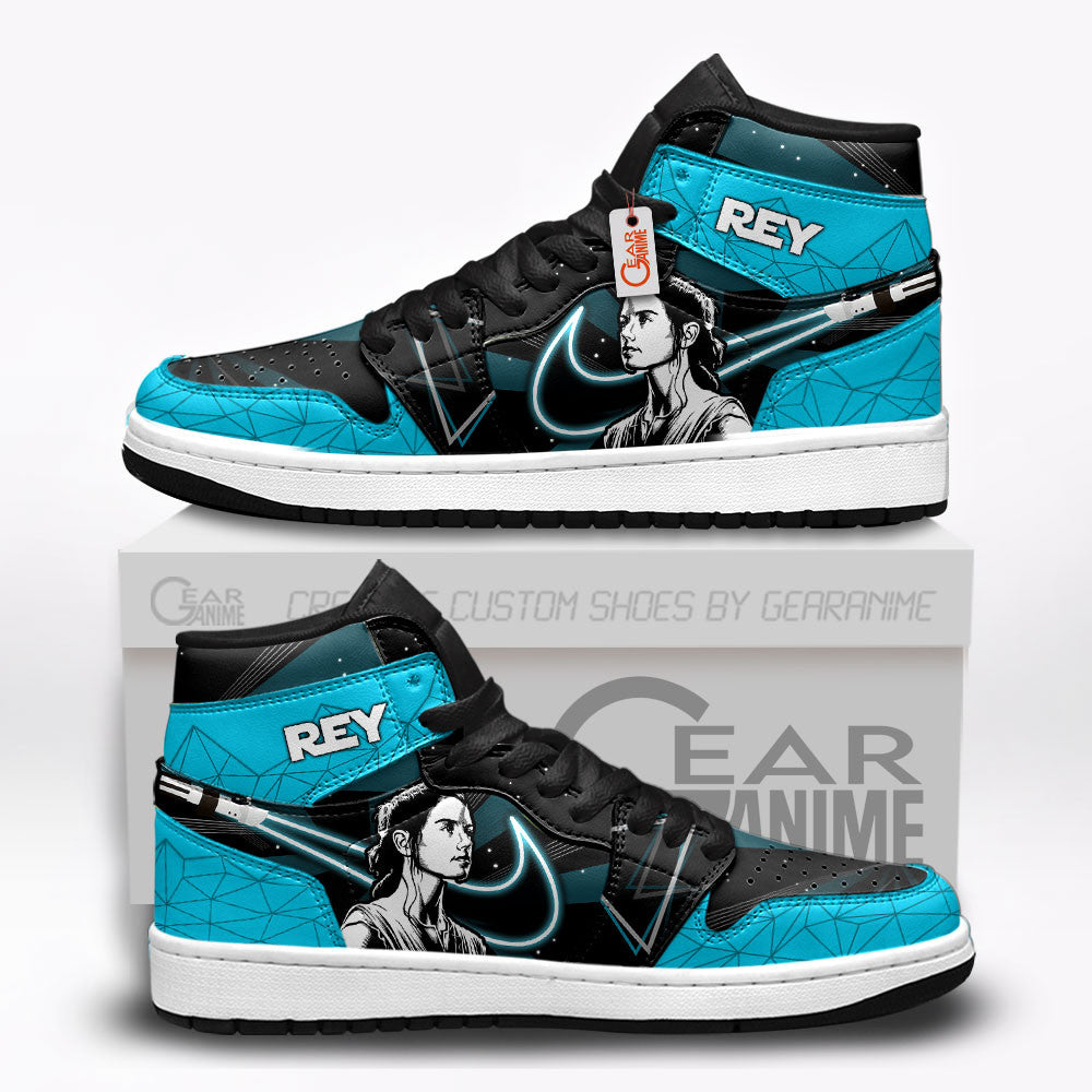 Rey Skywalker Custom Movie High-Top Sneakers