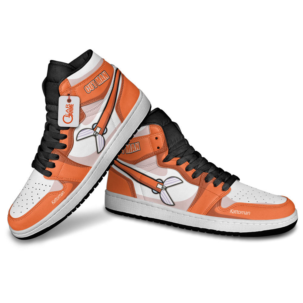Cut Man High-Top Sneakers Custom Mega Man Custom Shoes