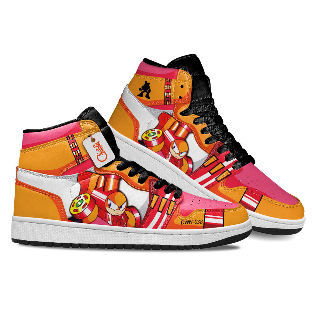 ChargeMan High-Top Sneakers Custom Mega Man Shoes
