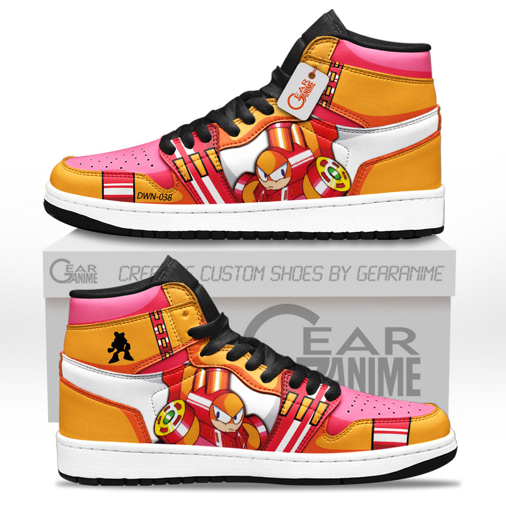 ChargeMan High-Top Sneakers Custom Mega Man Shoes