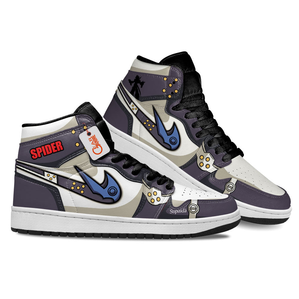 The Spider Boss High-Top Sneakers Custom Mega Man X Custom Shoes