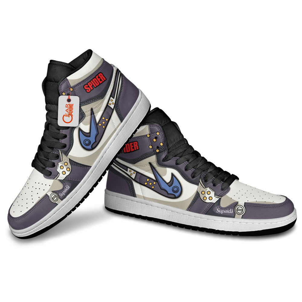The Spider Boss High-Top Sneakers Custom Mega Man X Custom Shoes