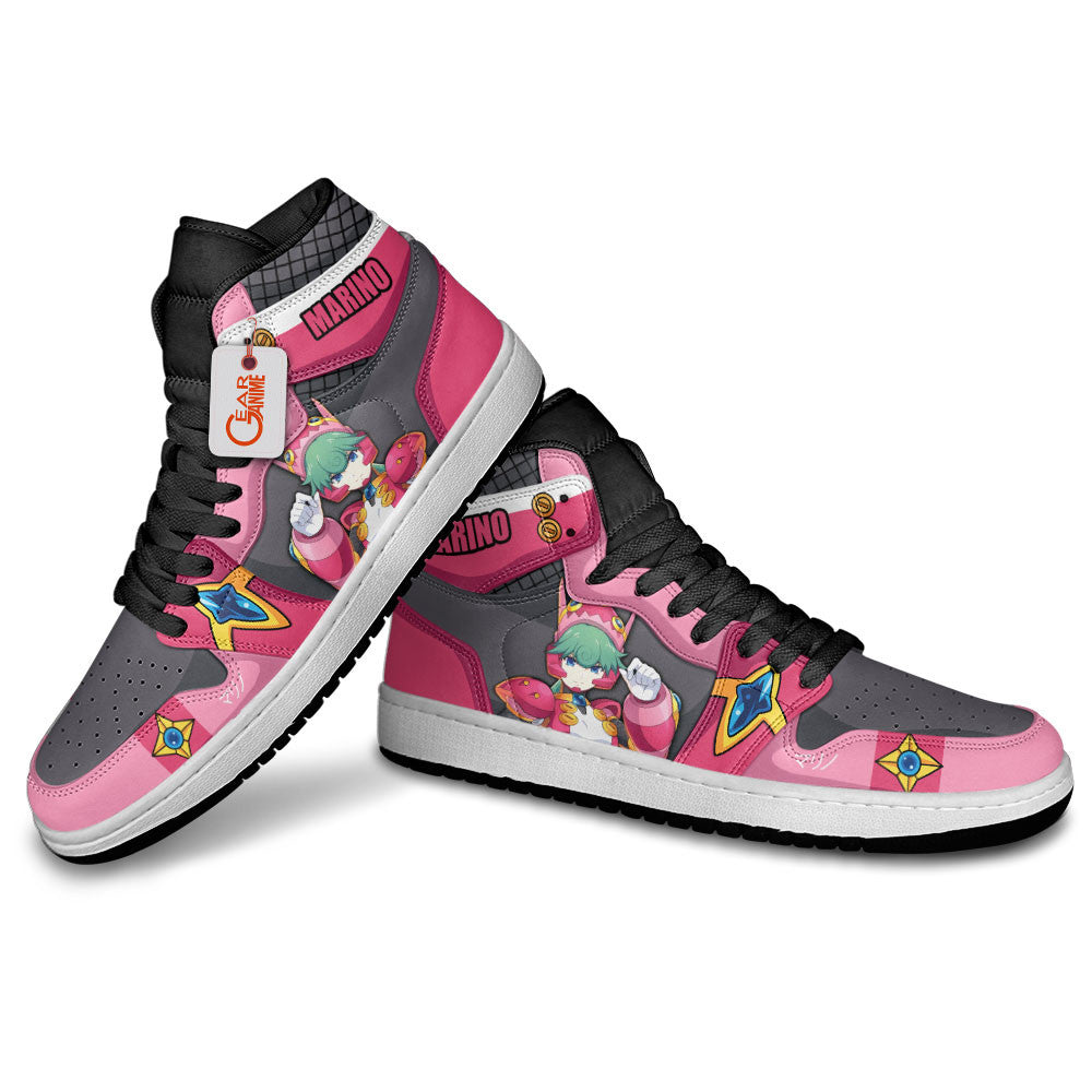 Marino High-Top Sneakers Custom Mega Man Shoes
