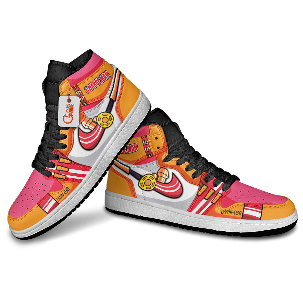 ChargeMan High-Top Sneakers Custom Mega Man Custom Shoes