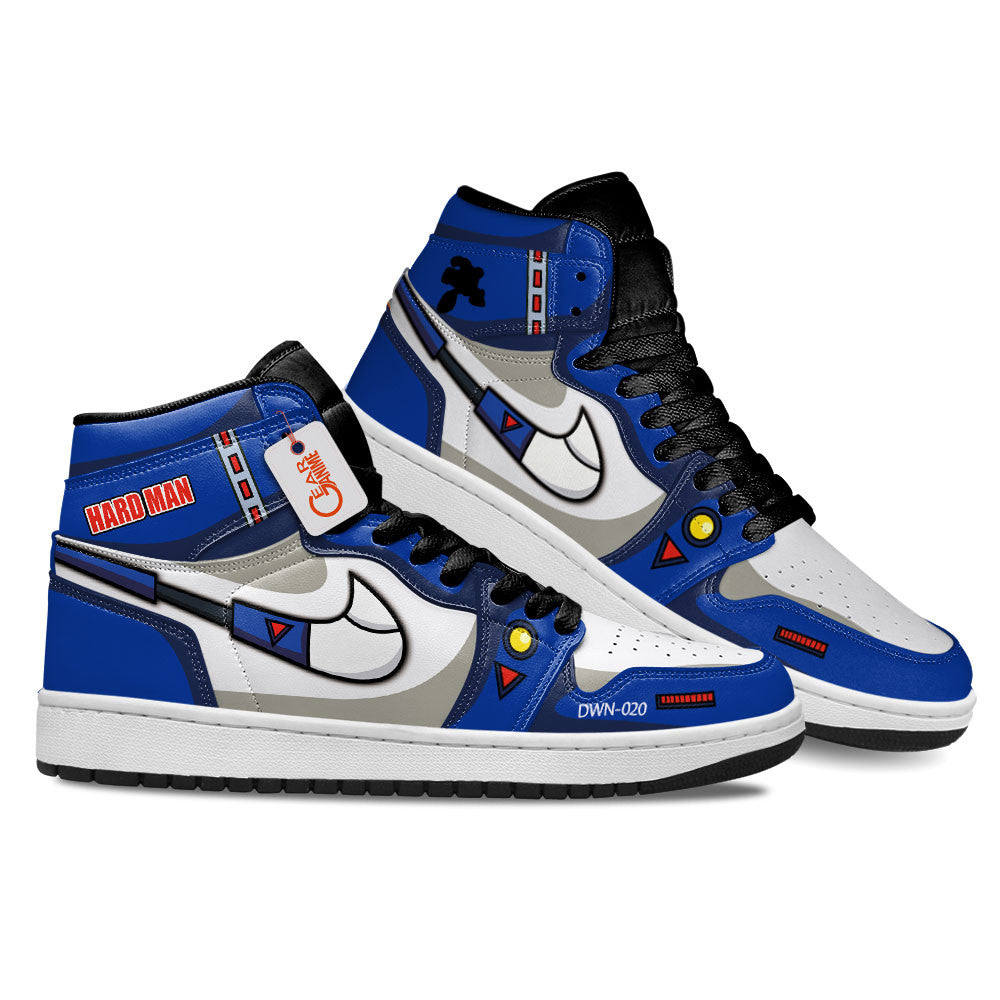 Hard Man High-Top Sneakers Custom Mega Man Shoes