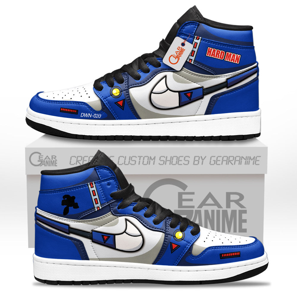 Hard Man High-Top Sneakers Custom Mega Man Shoes