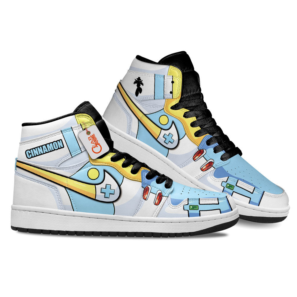 Cinnamon High-Top Sneakers Custom Mega Man Custom Shoes