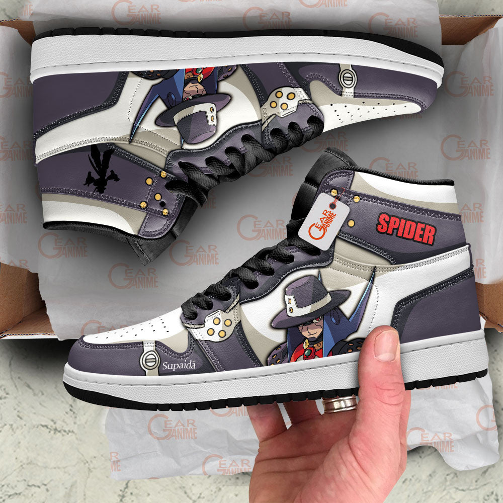 The Spider Boss High-Top Sneakers Custom Mega Man X Shoes