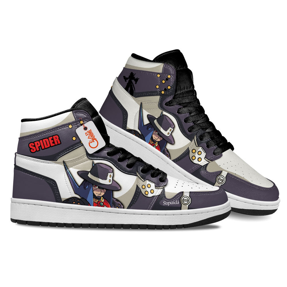 The Spider Boss High-Top Sneakers Custom Mega Man X Shoes