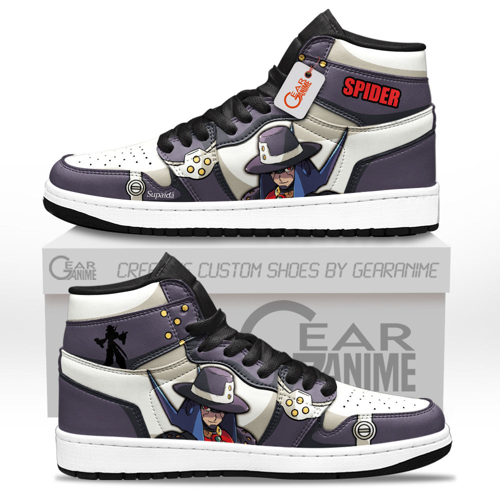 The Spider Boss High-Top Sneakers Custom Mega Man X Shoes