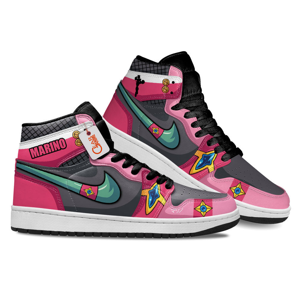 Marino High-Top Sneakers Custom Mega Man Custom Shoes