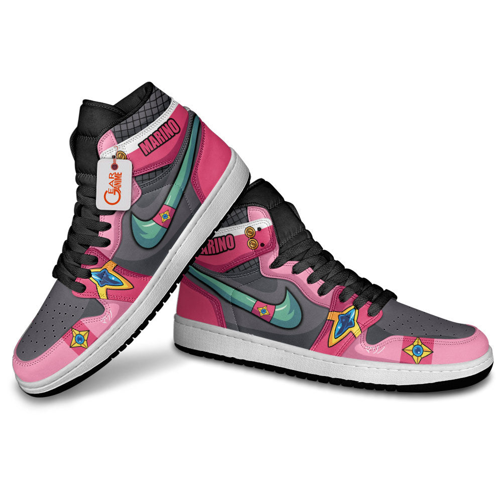 Marino High-Top Sneakers Custom Mega Man Custom Shoes