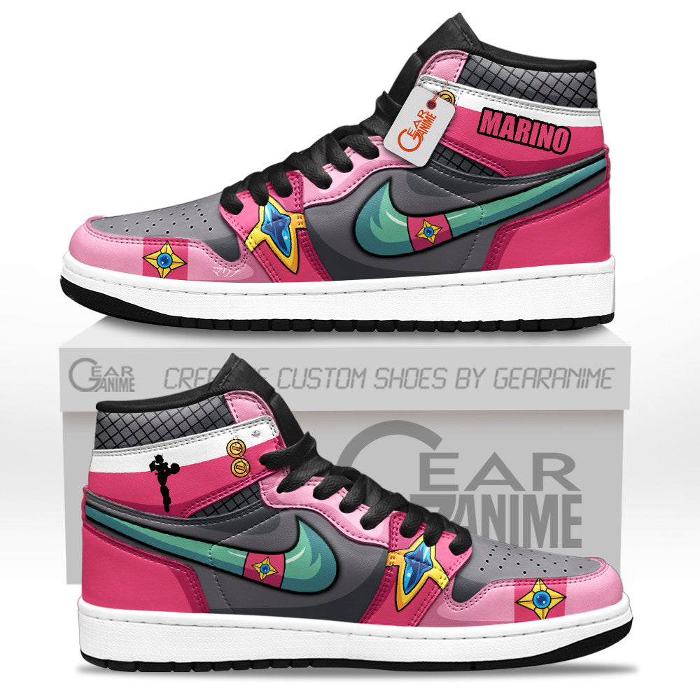 Marino High-Top Sneakers Custom Mega Man Custom Shoes