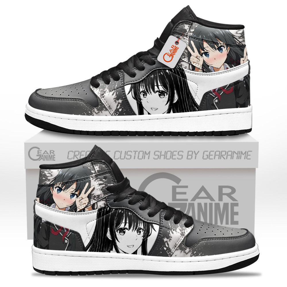 Yukino Yukinoshita Custom High-Top Sneakers
