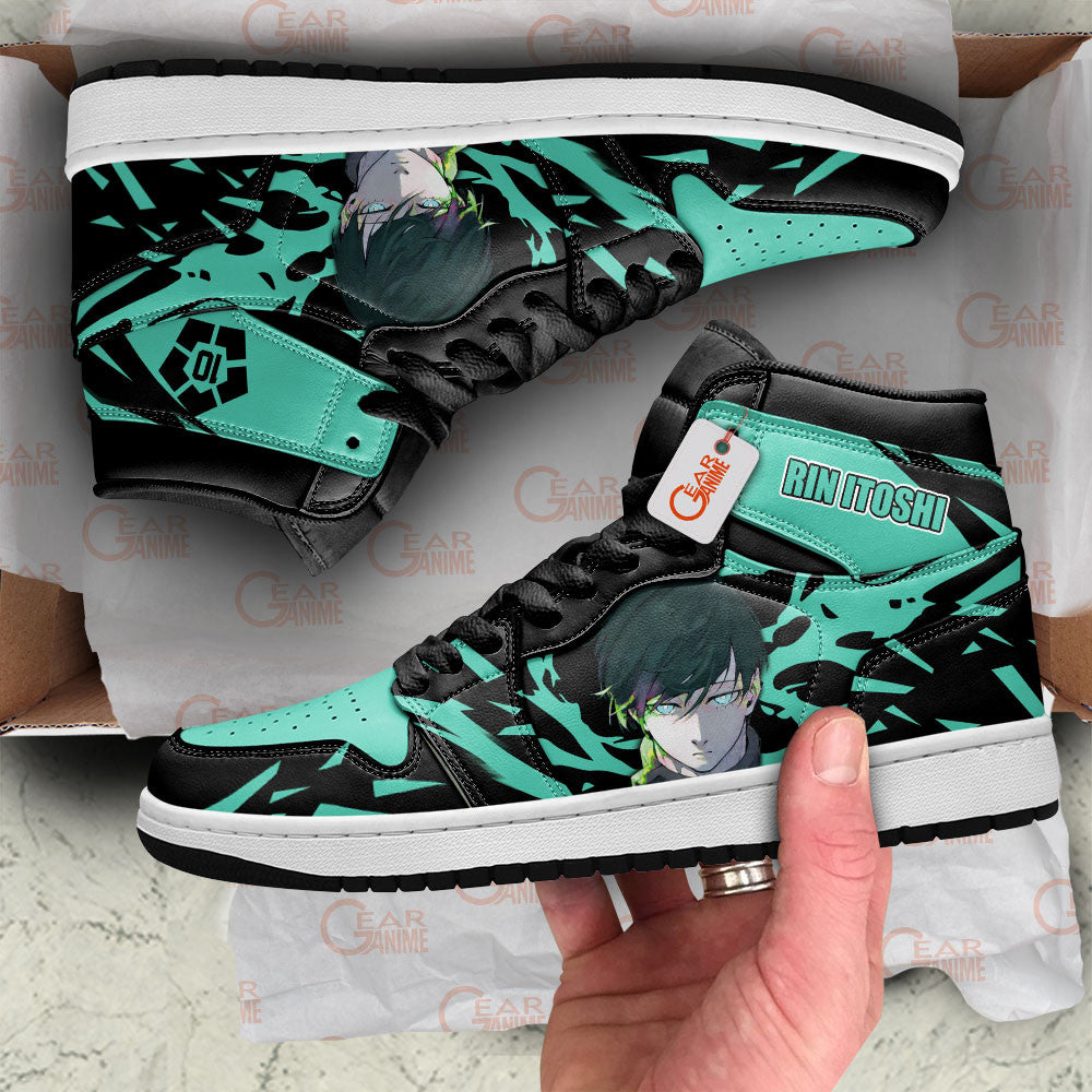 Rin Itoshi Custom High-Top Sneakers - Personalized Name