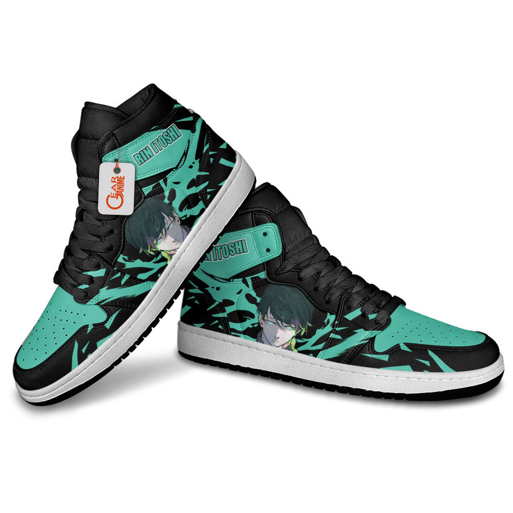Rin Itoshi Custom High-Top Sneakers - Personalized Name