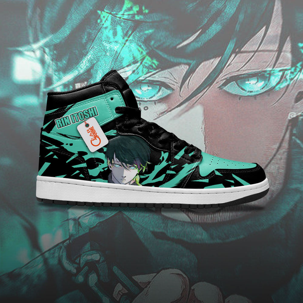 Rin Itoshi Custom High-Top Sneakers - Personalized Name